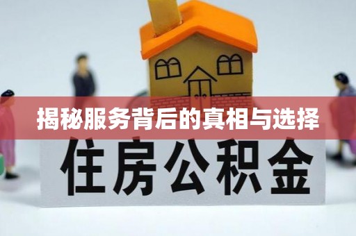 武山揭秘服务背后的真相与选择