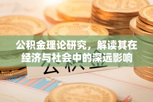 武山公积金理论研究，解读其在经济与社会中的深远影响