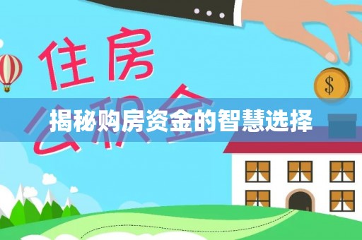 武山揭秘购房资金的智慧选择