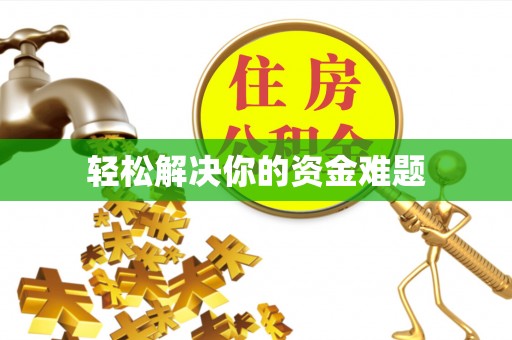 武山轻松解决你的资金难题