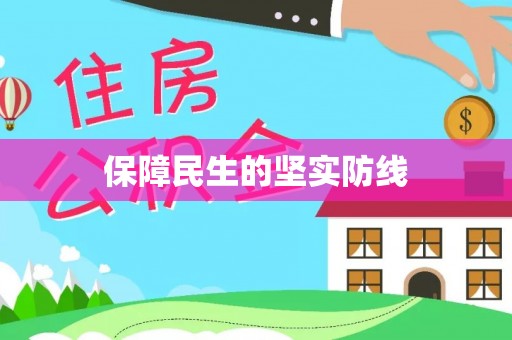 武山保障民生的坚实防线