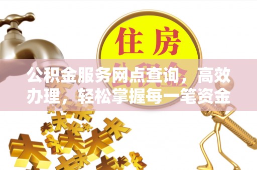 武山公积金服务网点查询，高效办理，轻松掌握每一笔资金动态