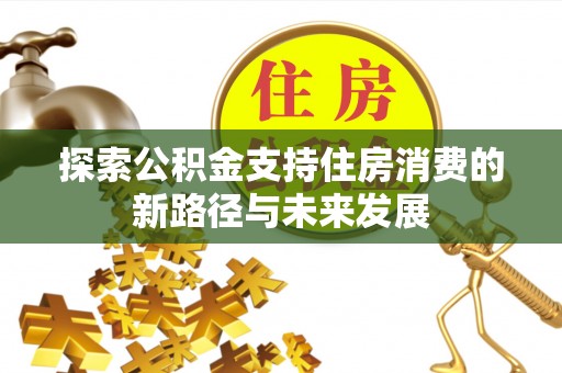 武山探索公积金支持住房消费的新路径与未来发展