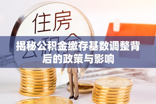 武山揭秘公积金缴存基数调整背后的政策与影响
