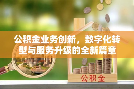 武山公积金业务创新，数字化转型与服务升级的全新篇章