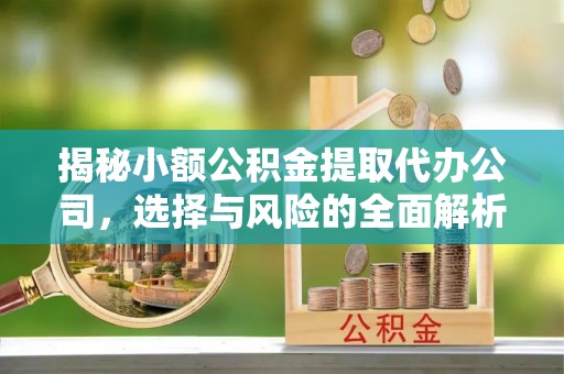 武山揭秘小额公积金提取代办公司，选择与风险的全面解析
