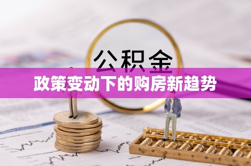 武山政策变动下的购房新趋势
