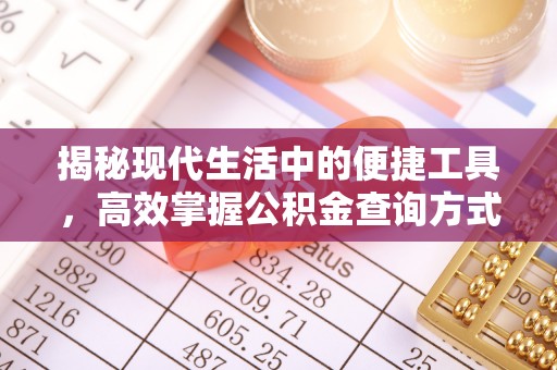 武山揭秘现代生活中的便捷工具，高效掌握公积金查询方式