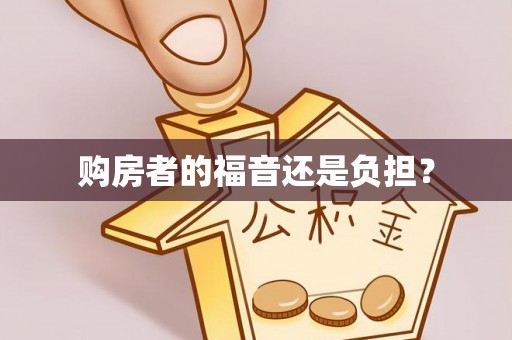 武山购房者的福音还是负担？