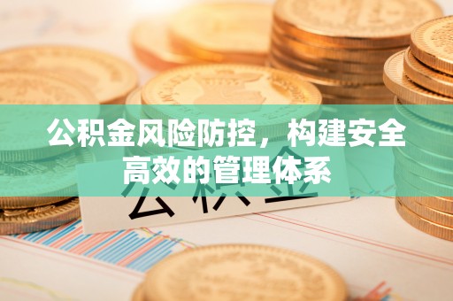 武山公积金风险防控，构建安全高效的管理体系