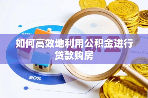 武山如何高效地利用公积金进行贷款购房